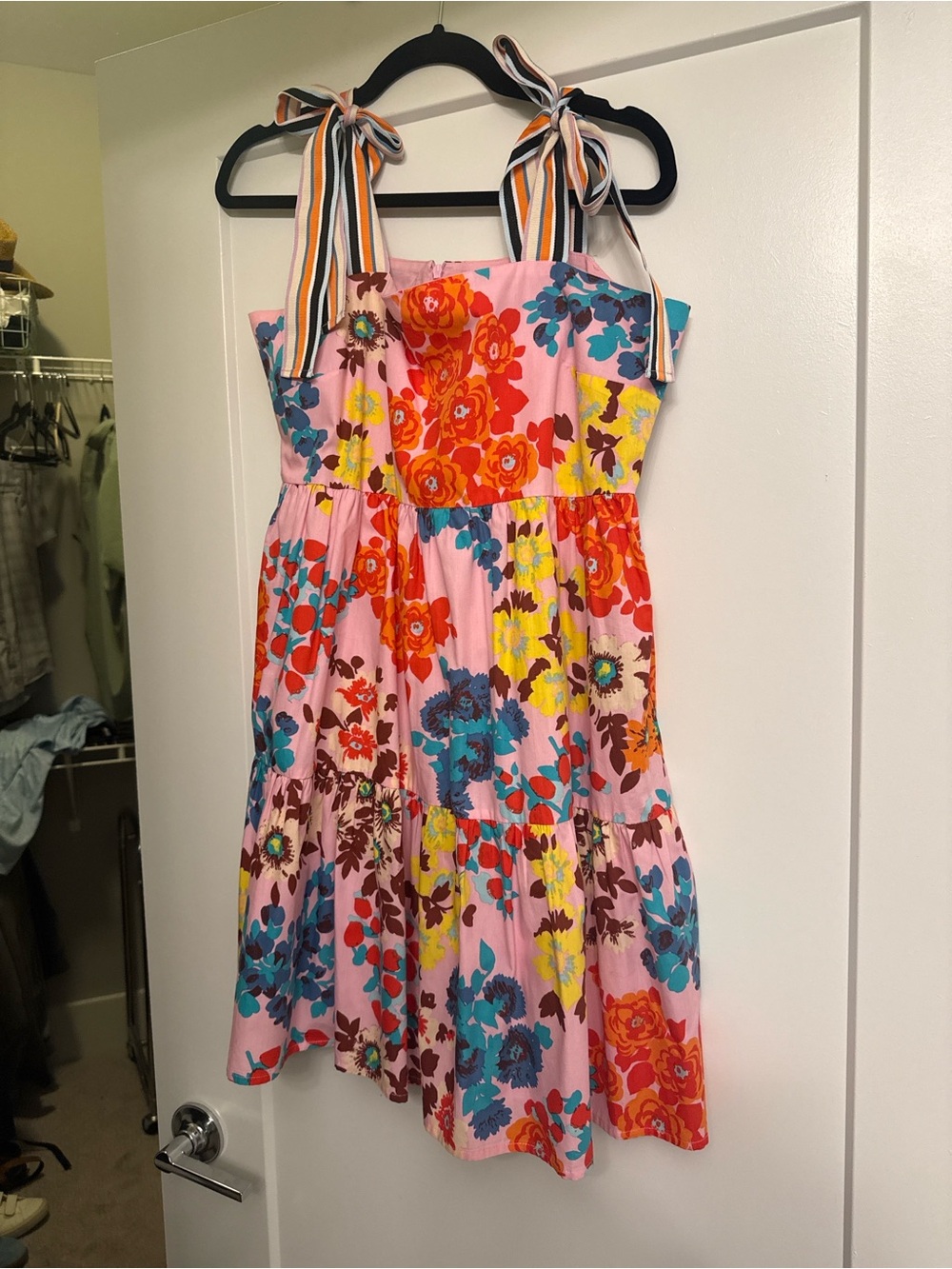 Peter Som Collective Floral Tiered Mini Dress